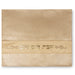 Faux Leather Challah Cover 54*45cm - Gold