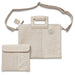 Faux Leather Talit - Tefilin Set 36*29 cm with Bold Embroidery - Silver