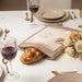 Leatherette Challah Bag with Thermal Insulation - White