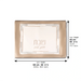 Leatherette Challah Bag with Thermal Insulation - White