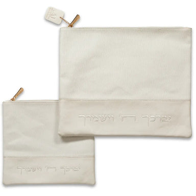 Leatherette Tallit - Tefillin Set 36*29 cm