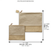 Leatherette Tallit - Tefillin Set 36*29 cm