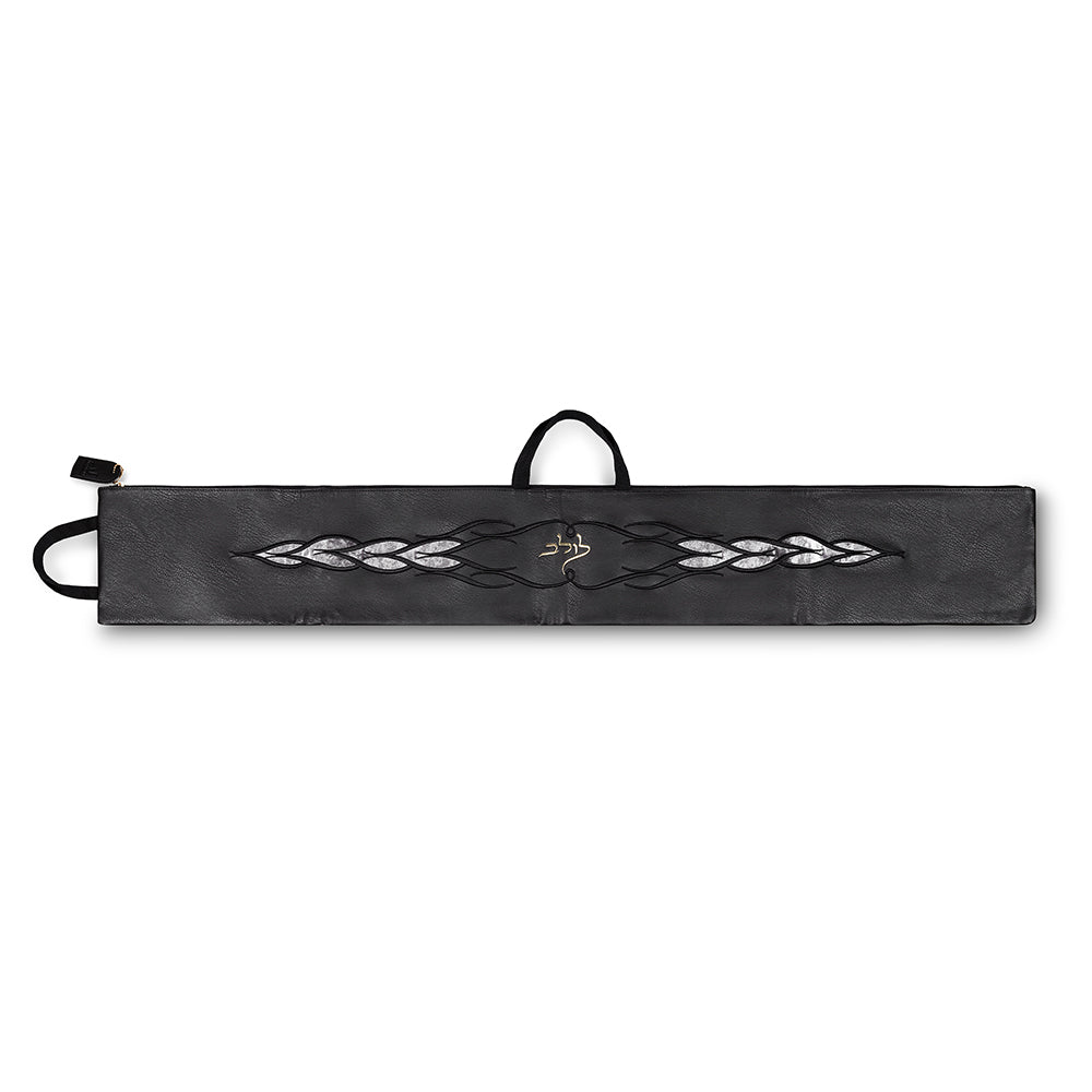 Faux Leather Pouch for Lulav 116x19 cm -Black