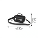 Faux Leather Etrog Box 19x11 cm - Black