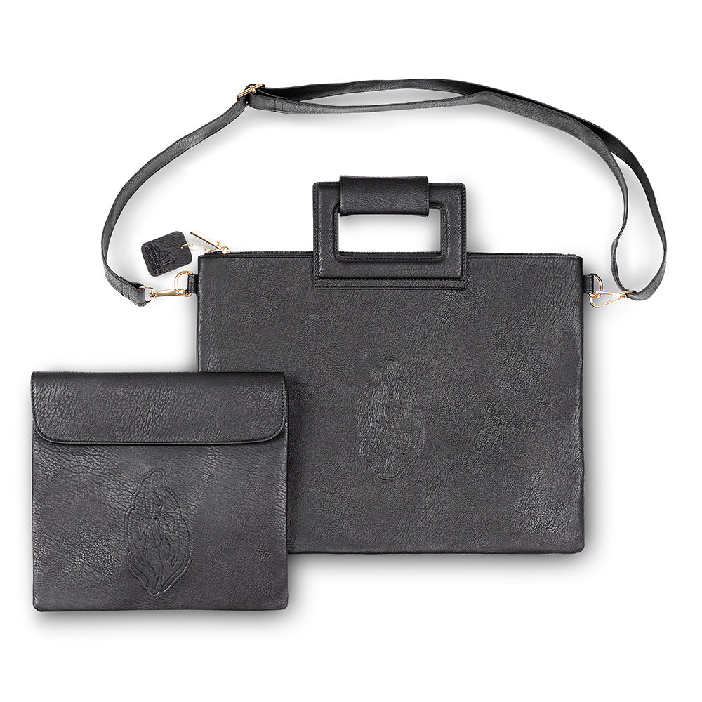 Leatherette Fabric Talit & Tefilin Set 38*31 cm