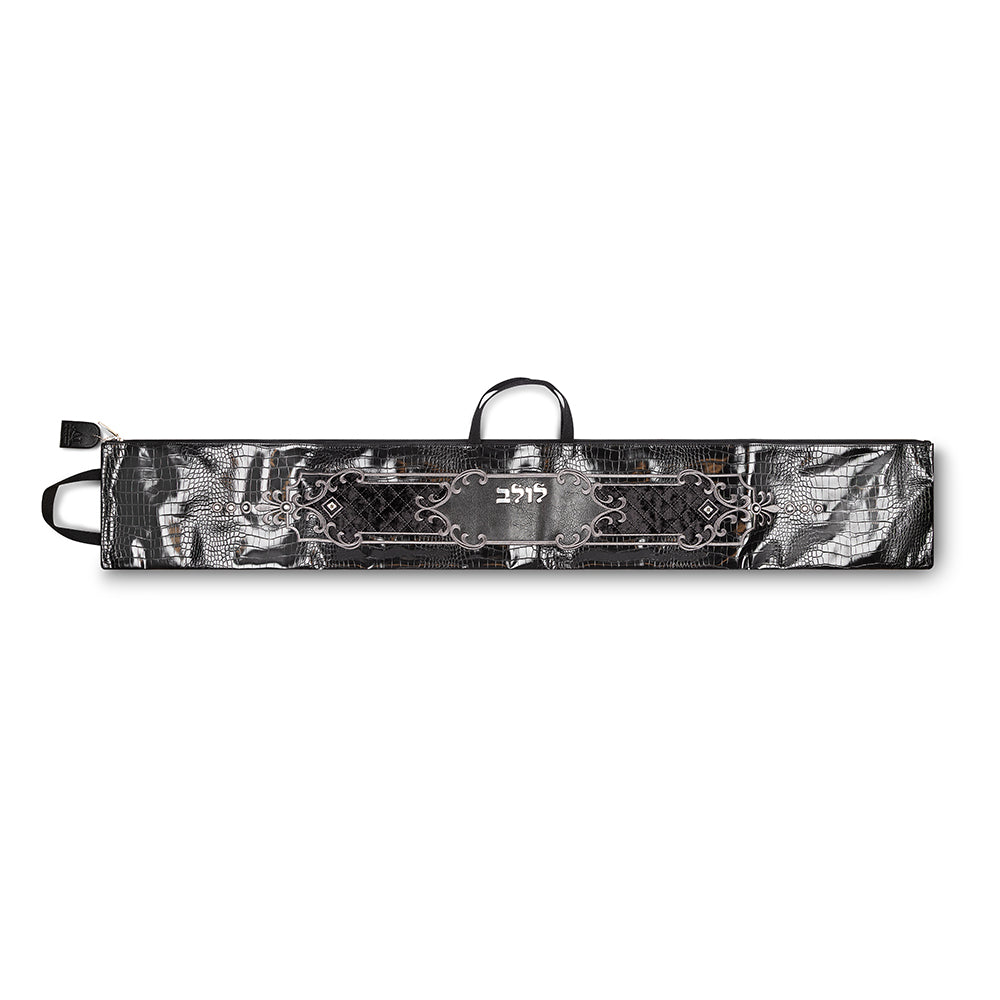 Faux Leather Pouch for Lulav 116x19 cm -Black