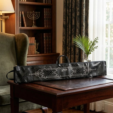 Faux Leather Pouch for Lulav 116x19 cm -Black
