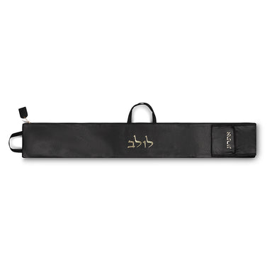 Faux Leather Pouch for Lulav 116x19 cm -Black