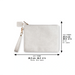 Leatherette Tefillin Bag 26.5*20.5 cm with Stamped Letters- Concrete Color