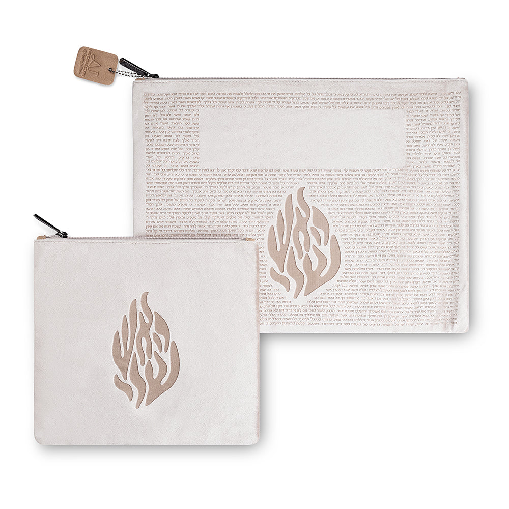 Velvet Talit - Tefillin Set 36*29 cm Laser Cut Letters