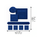 Set tallit tefillin and Atara Velvet 36*29cm