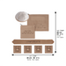 Set tallit tefillin and Atara Velvet 36*29cm