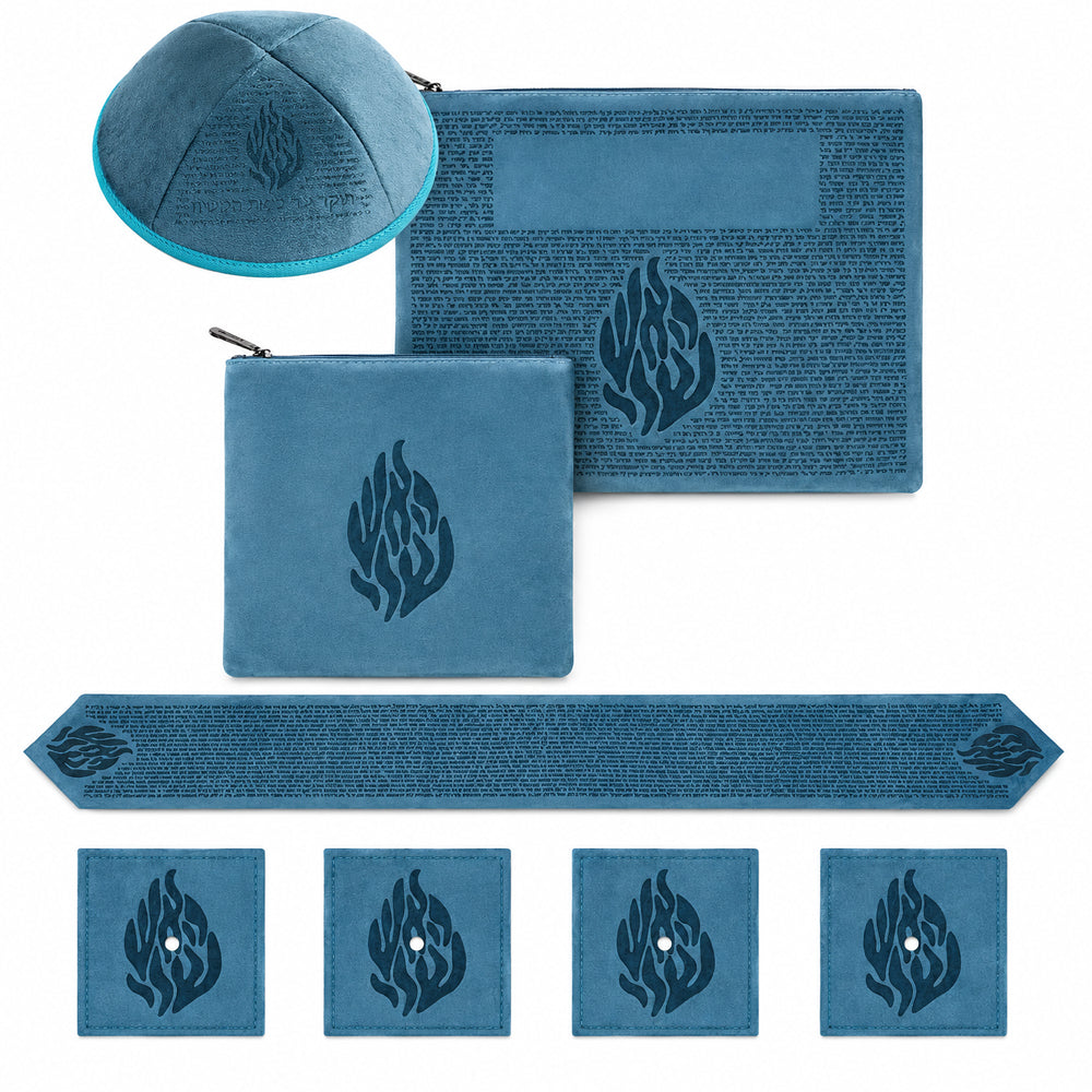 Set tallit tefillin and Atara Velvet 36*29cm