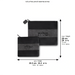 Faux Leather Tallit - Tefillin Set 36*29 cm with Embroidery