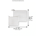 Faux Leather Tallit - Tefillin Set 36*29 cm with Embroidery