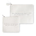 Faux Leather Tallit - Tefillin Set 36*29 cm White with Embossed logo