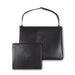 Leather Tallit & Tefillin Set 29x38 cm - Black