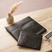 Leather Tallit & Tefillin Set 29x38 cm - Black
