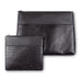 Leather Tallit & Tefillin Set 29x38 cm - Black