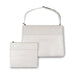 Leather Tallit & Tefillin Set 29x38 cm - White