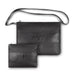 Leather Tallit & Tefillin Set 29x38 cm - Black