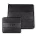 Leather Tallit & Tefillin Set 33x37 cm - Black