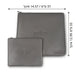Leather Tallit & Tefillin Set 33x37 cm - Gray