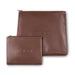 Leather Tallit & Tefillin Set 33x37 cm - Brown