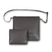 Leather Tallit & Tefillin Set 33x37 cm - Gray