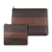 Leather Tallit & Tefillin Set 29x38 cm - Brown