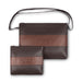 Leather Tallit & Tefillin Set 29x38 cm - Brown