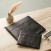 Leather Tallit & Tefillin Set 29x38 cm - Black