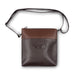Leather Tefillin Bag 27x25 cm - Brown