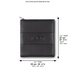 Leather Tefillin Bag 27x25 cm - Black