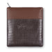 Leather Tefillin Bag 27x25 cm - Snake Brown