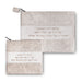 PU Leathere Fabric Velvet-Texture Talit & Tefilin Set 37 cm - Brown/grey