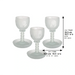 Crystal Kiddush Cup 16 cm Contain 100ml // 3.4oz - Matte