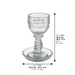 Crystal Kiddush Cup "Blessing" 16 cm Contain 100ml // 3.4oz
