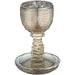 Crystal Kiddush Cup "the Bible Rivers" 16 cm Contain 100ml // 3.4oz - Gold