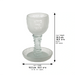 Crystal Kiddush Cup 16 cm Contain 100ml // 3.4oz - Matte