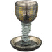 Crystal Kiddush Cup 16 cm Contain 100ml // 3.4oz - Black