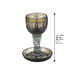 Crystal Kiddush Cup 16 cm Contain 100ml // 3.4oz - Black