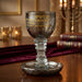 Crystal Kiddush Cup 16 cm Contain 100ml // 3.4oz - Black