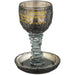 Crystal Kiddush Cup 16 cm Contain 100ml // 3.4oz - Black