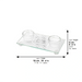Glass Candlesticks 17*10 cm
