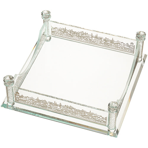 Crystal Stand for Matzah 21*21 cm