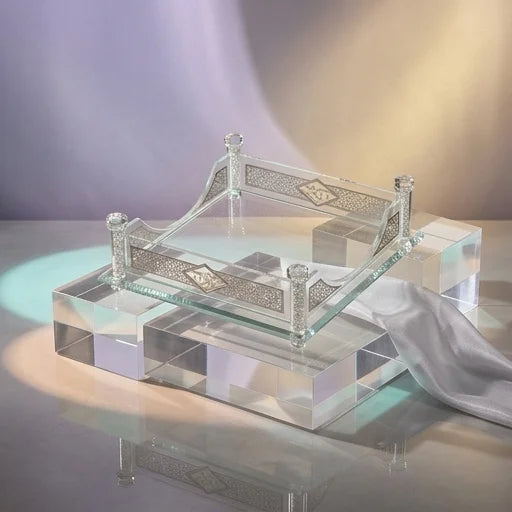 Crystal Stand for Matzah 21*21 cm