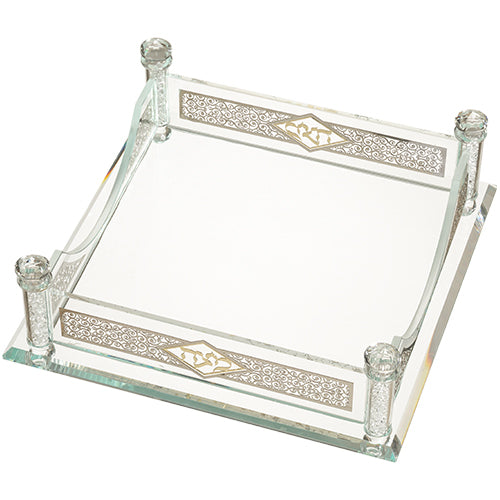 Crystal Stand for Matzah 21*21 cm