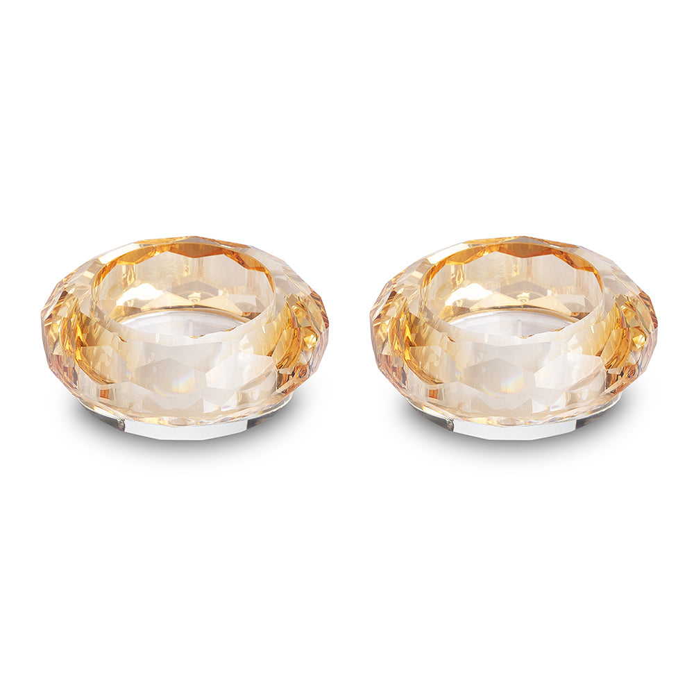 Crystal Candlesticks 6*6 cm- Gold