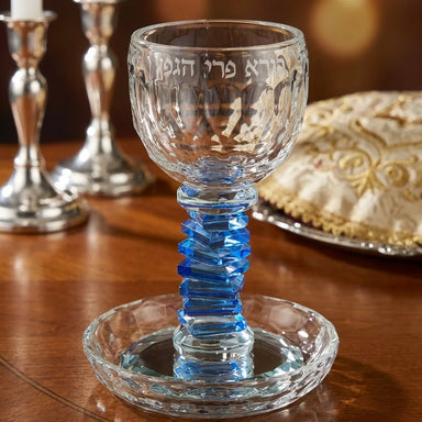 Crystal Kiddush Cup 16 cm Contain 100ml // 3.4oz